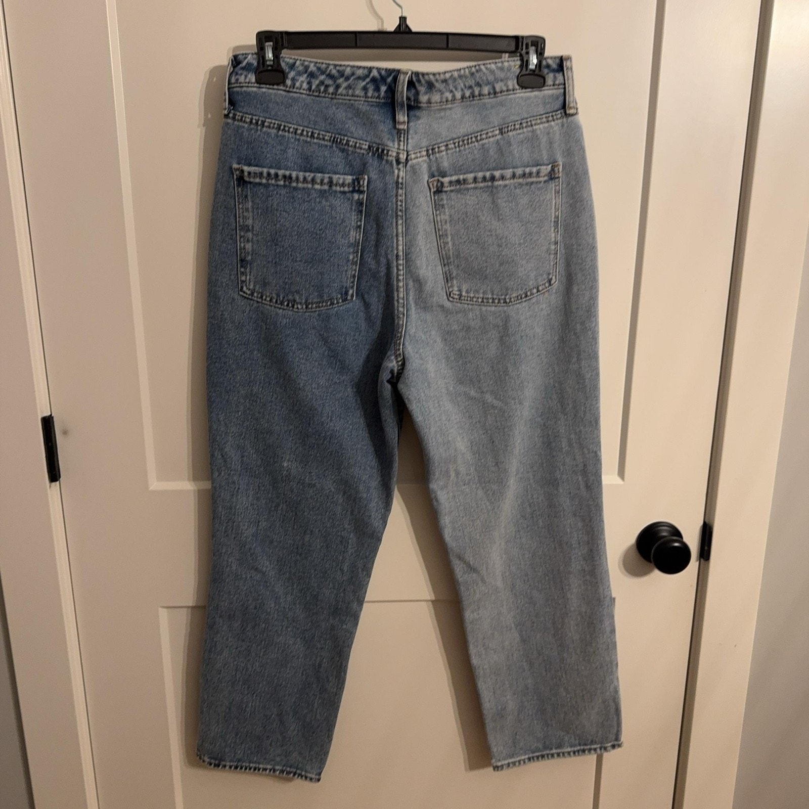 Circus Ny Jeans Sz 31 Blue High Rise Relaxed Straight Alter Ego Cotton Denim — image 2 of 8